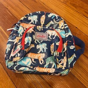 Cath Kidston Kids' Safari Animal Backpack - Navy and Red